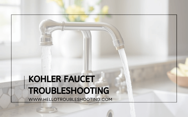 Kohler Faucet Troubleshooting