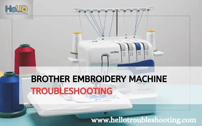 Brother Embroidery Machine troubleshooting-FI
