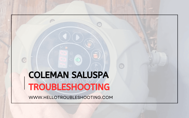 Coleman Saluspa troubleshooting-FI