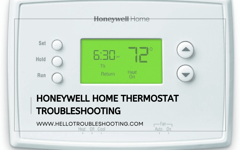 Honeywell Home Thermostat Troubleshooting