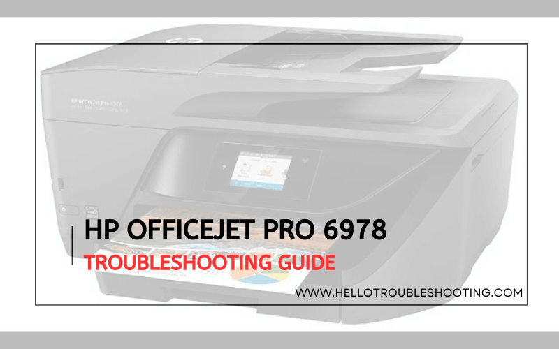 Hp Officejet Pro 6978 troubleshooting-FI