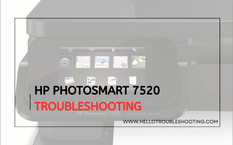 Hp Photosmart 7520 troubleshooting-FI