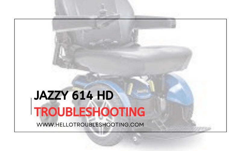 Jazzy 614 HD troubleshooting-FI