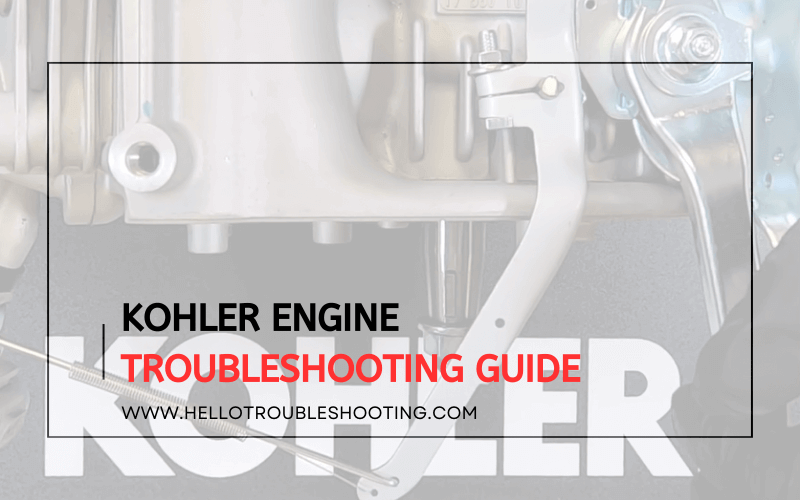 Kohler Engine troubleshooting guide-FI