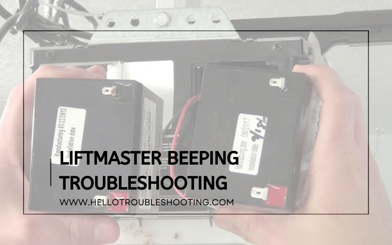 Liftmaster Beeping Troubleshooting