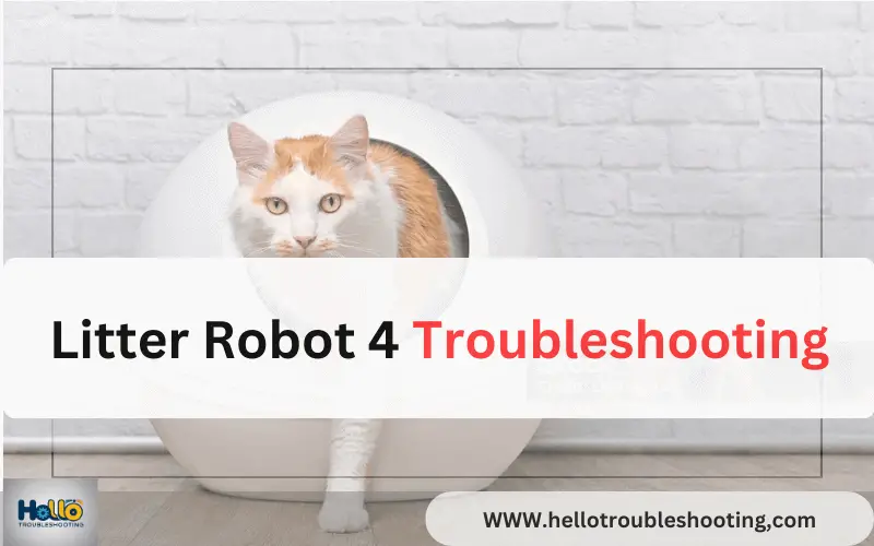 Litter Robot 4 Troubleshooting-FI