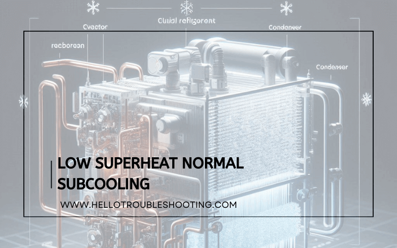 Low Superheat Normal Subcooling