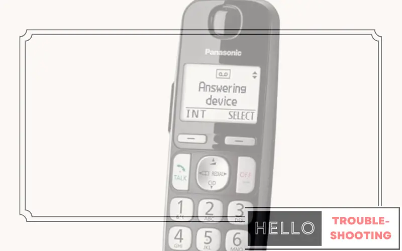 Panasonic Phone Troubleshooting-FI