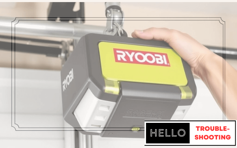 Ryobi Garage Door Opener troubleshooting-FI