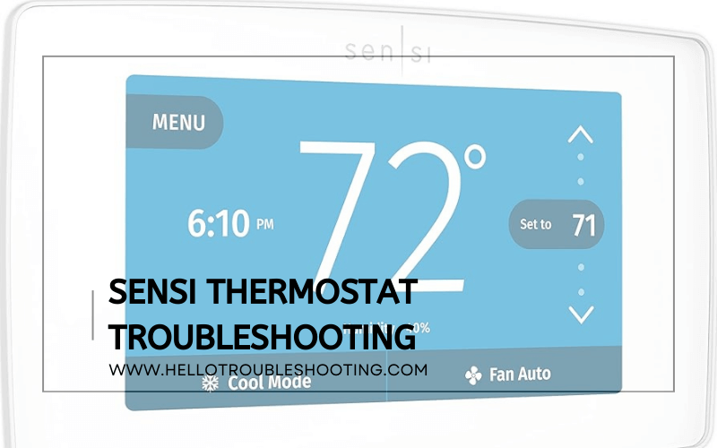 Sensi Thermostat Troubleshooting