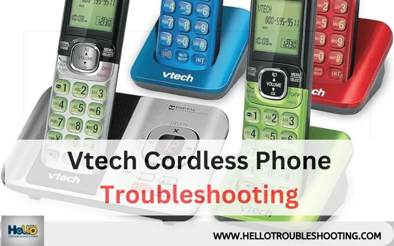 Vtech Cordless Phone Troubleshooting-FI