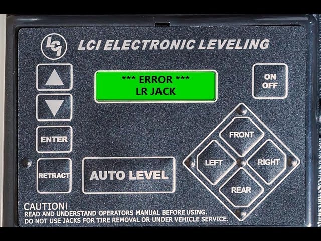 Lci Leveling System Troubleshooting