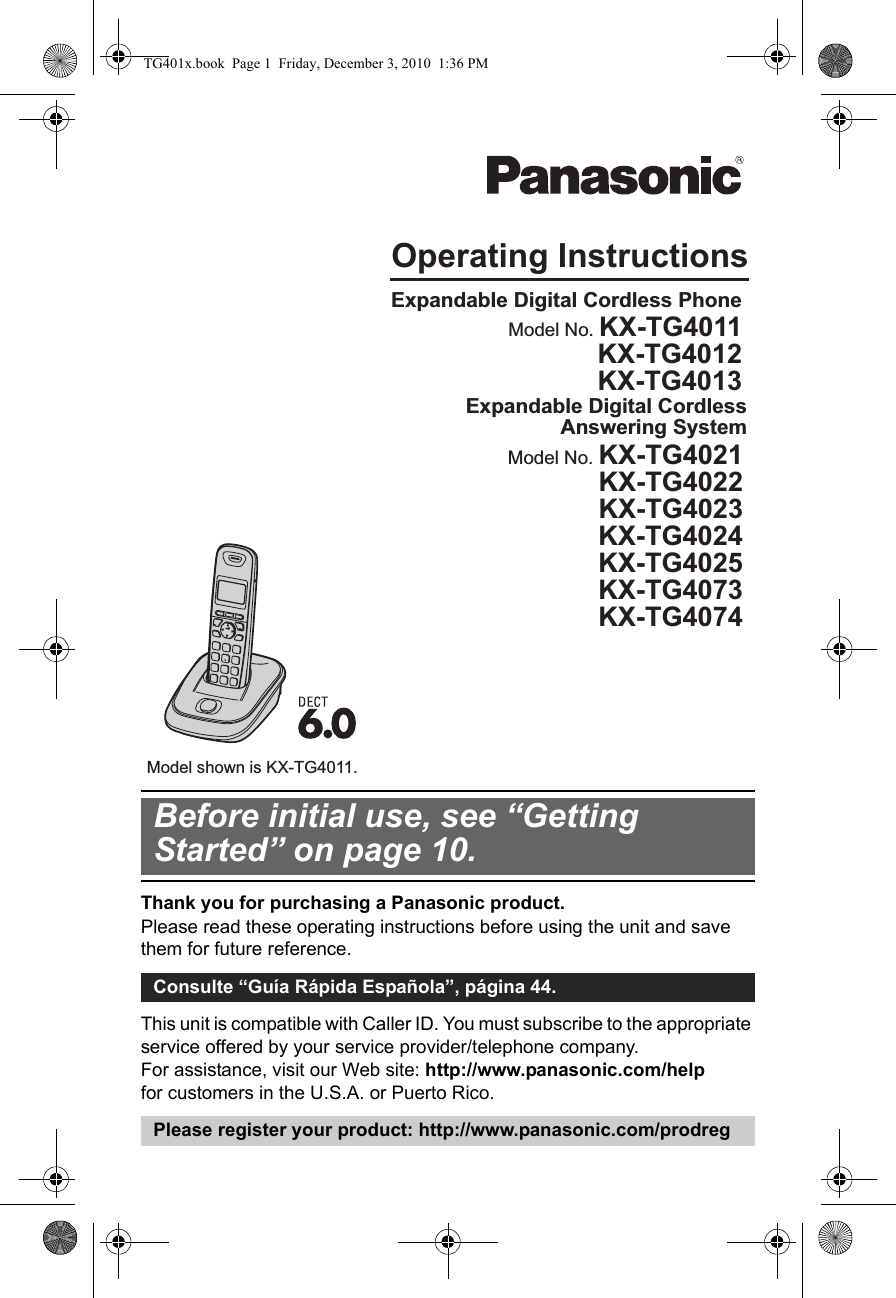 Panasonic Cordless Phones Troubleshooting