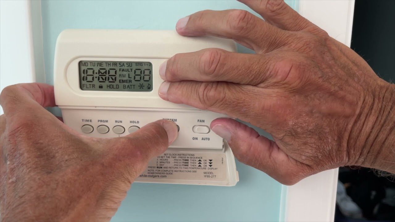 White Rodgers Thermostat Troubleshooting