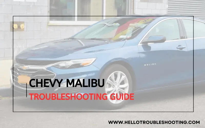 Chevy Malibu Troubleshooting-FI