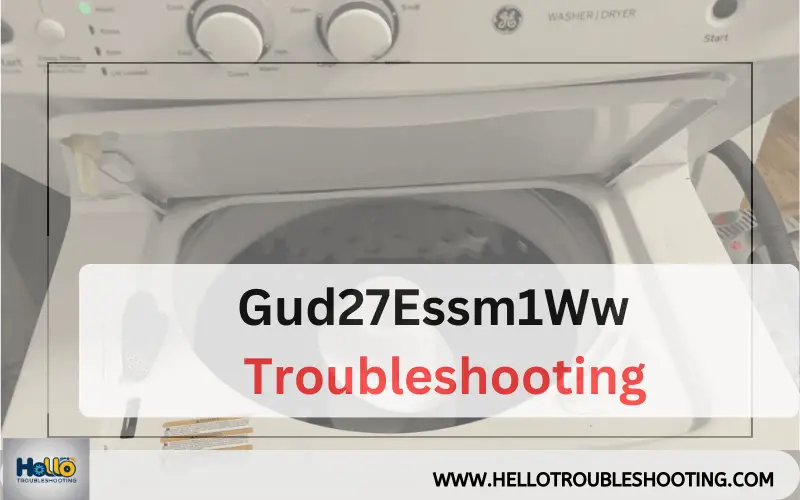 Gud27Essm1Ww Troubleshooting-FI