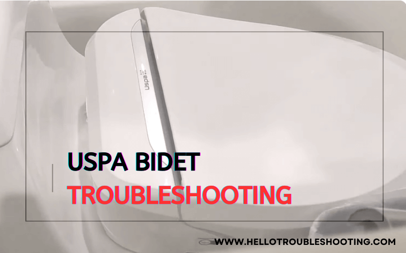 Uspa Bidet troubleshooting-FI