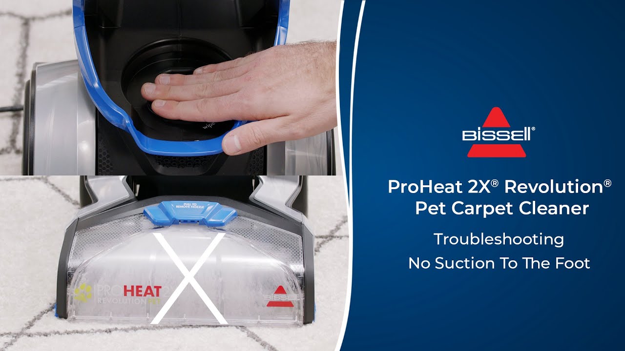 Bissell Proheat Carpet Cleaner Troubleshooting
