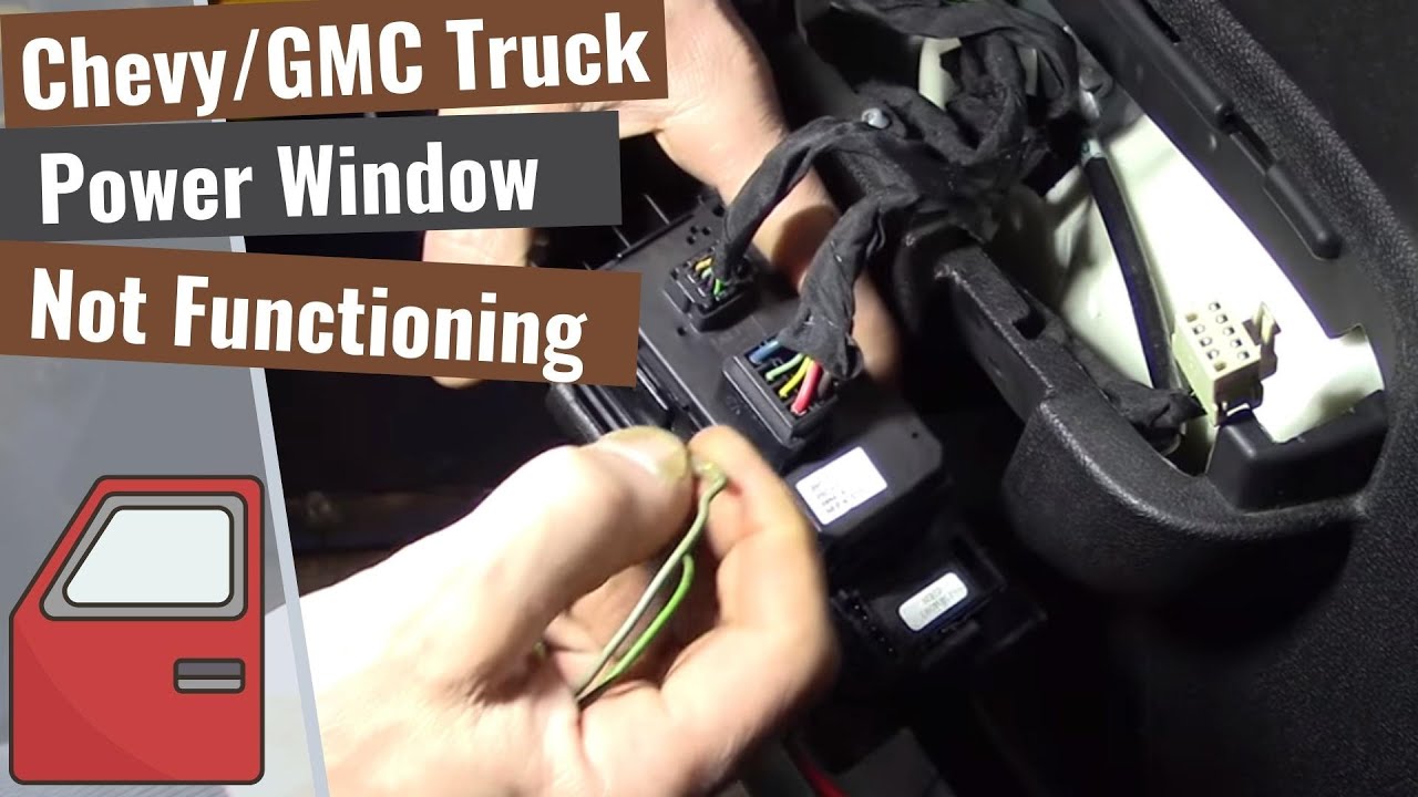 Gmc Power Window Troubleshooting