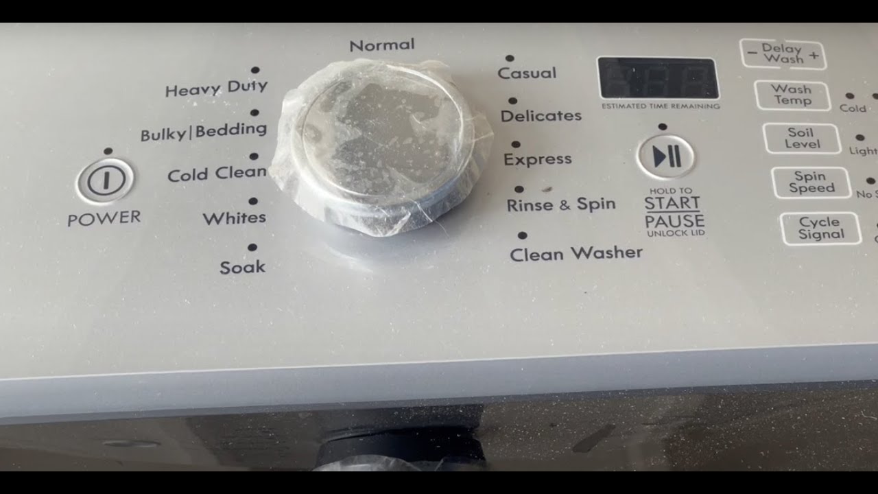 Kenmore Series 600 Washer Troubleshooting