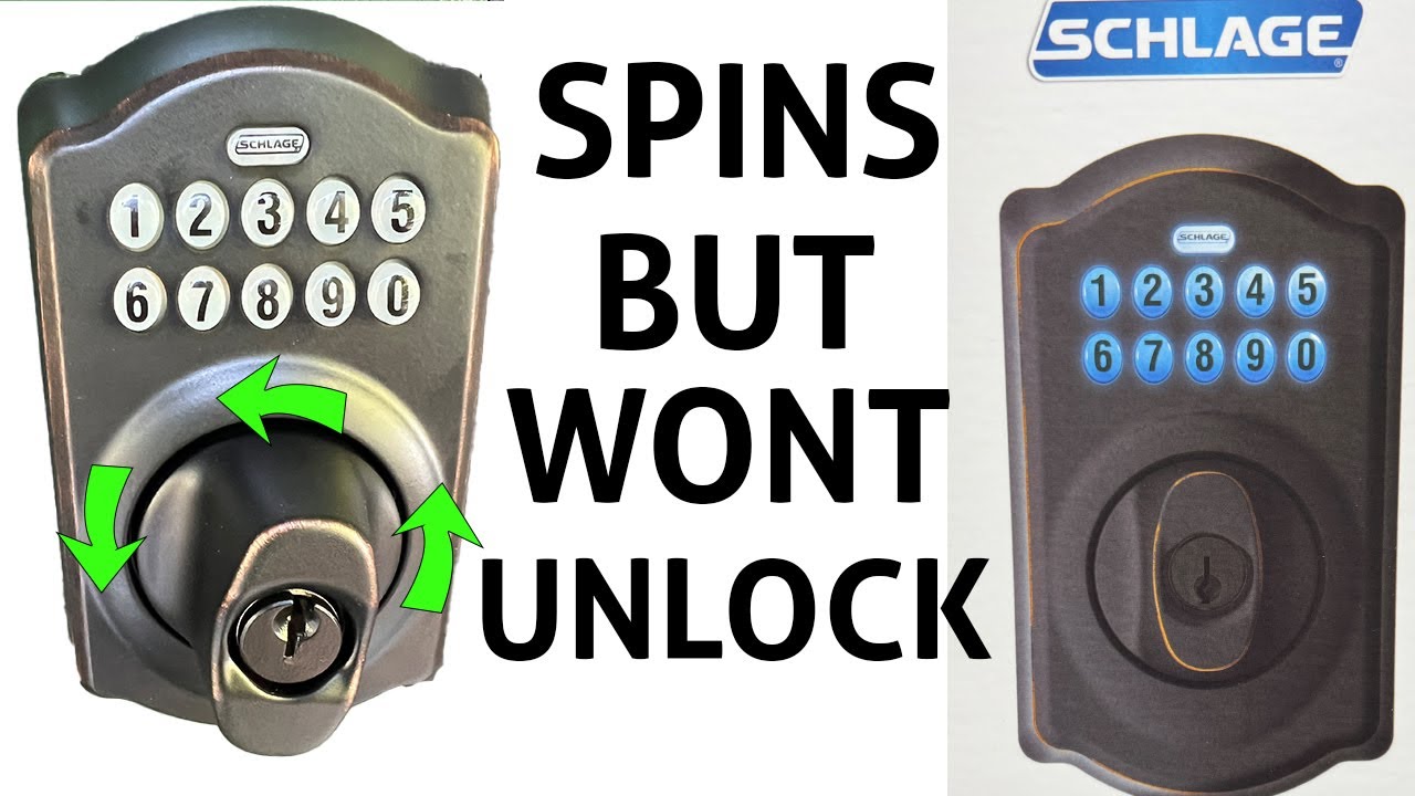 Schlage Keypad Lock Troubleshooting
