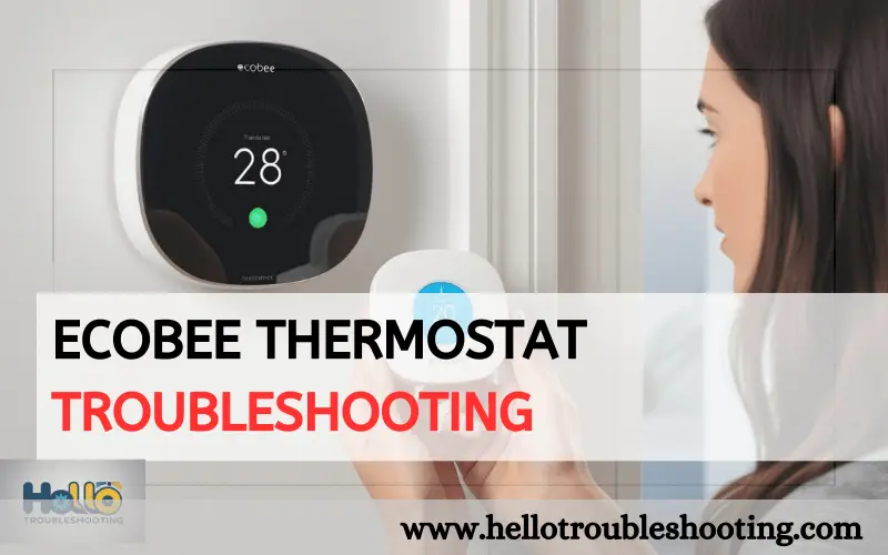 Ecobee thermostat troubleshooting-FI