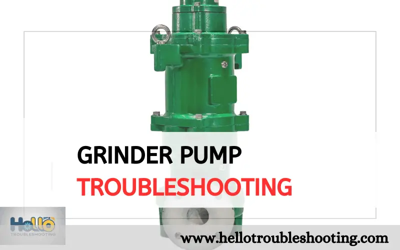 Grinder Pump troubleshooting-FI