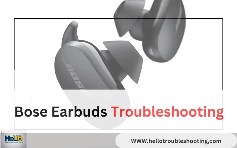 Bose Earbuds Troubleshooting-FI