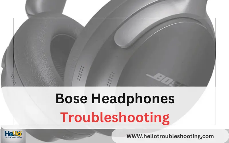 Bose Headphones Troubleshooting-FI