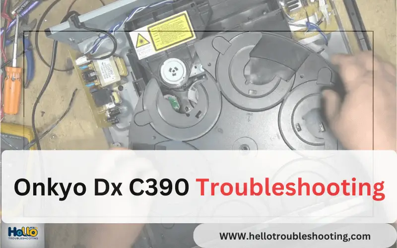 Onkyo Dx C390 Troubleshooting-FI