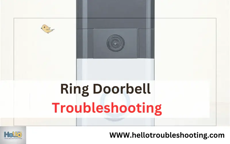 Ring Doorbell Troubleshooting