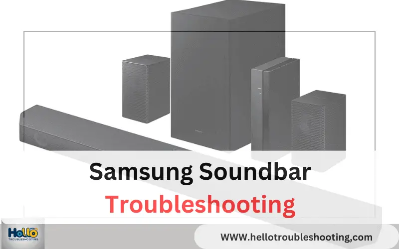 Samsung Soundbar Troubleshooting-FI