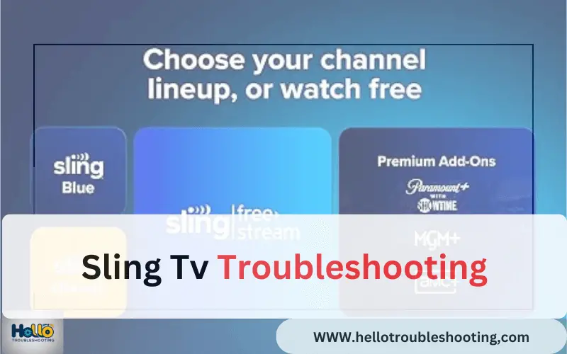 Sling Tv Troubleshooting-FI