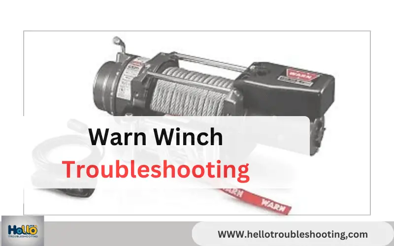Warn Winch Troubleshooting-FI