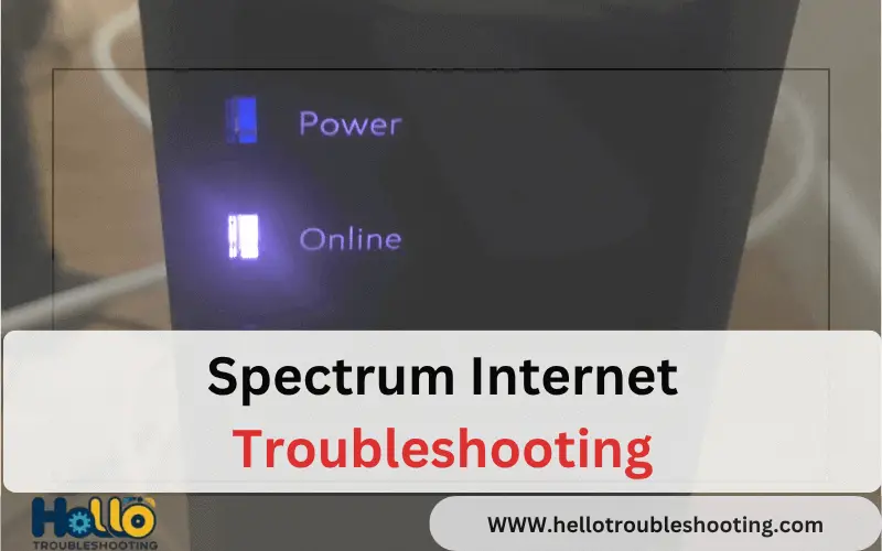 Spectrum Internet Troubleshooting