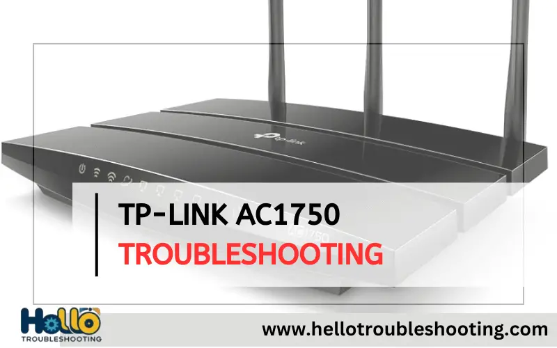 Tp-Link Ac1750 Troubleshooting-FI