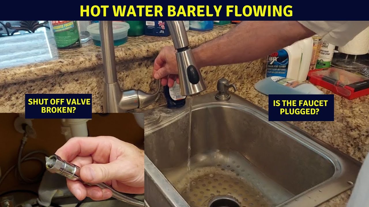 Hot Water Pressure Low But Cold Fine in Kitchen Sink