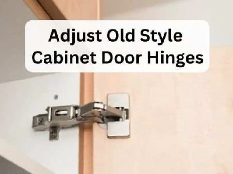 How to Adjust Kitchen Cabinet Doors
