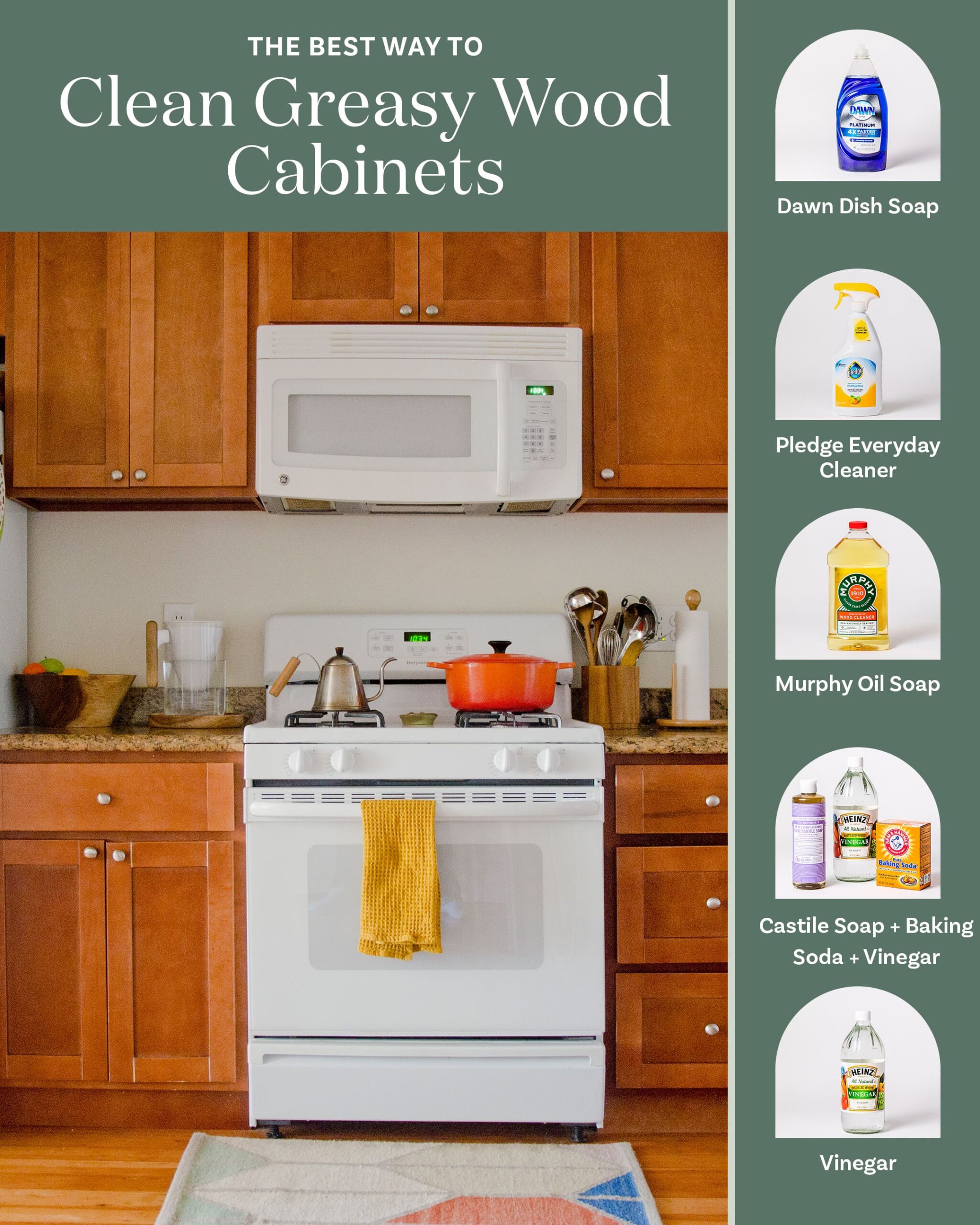 How to Clean Wooden Kitchen Cabinets Without Damaging the Wood