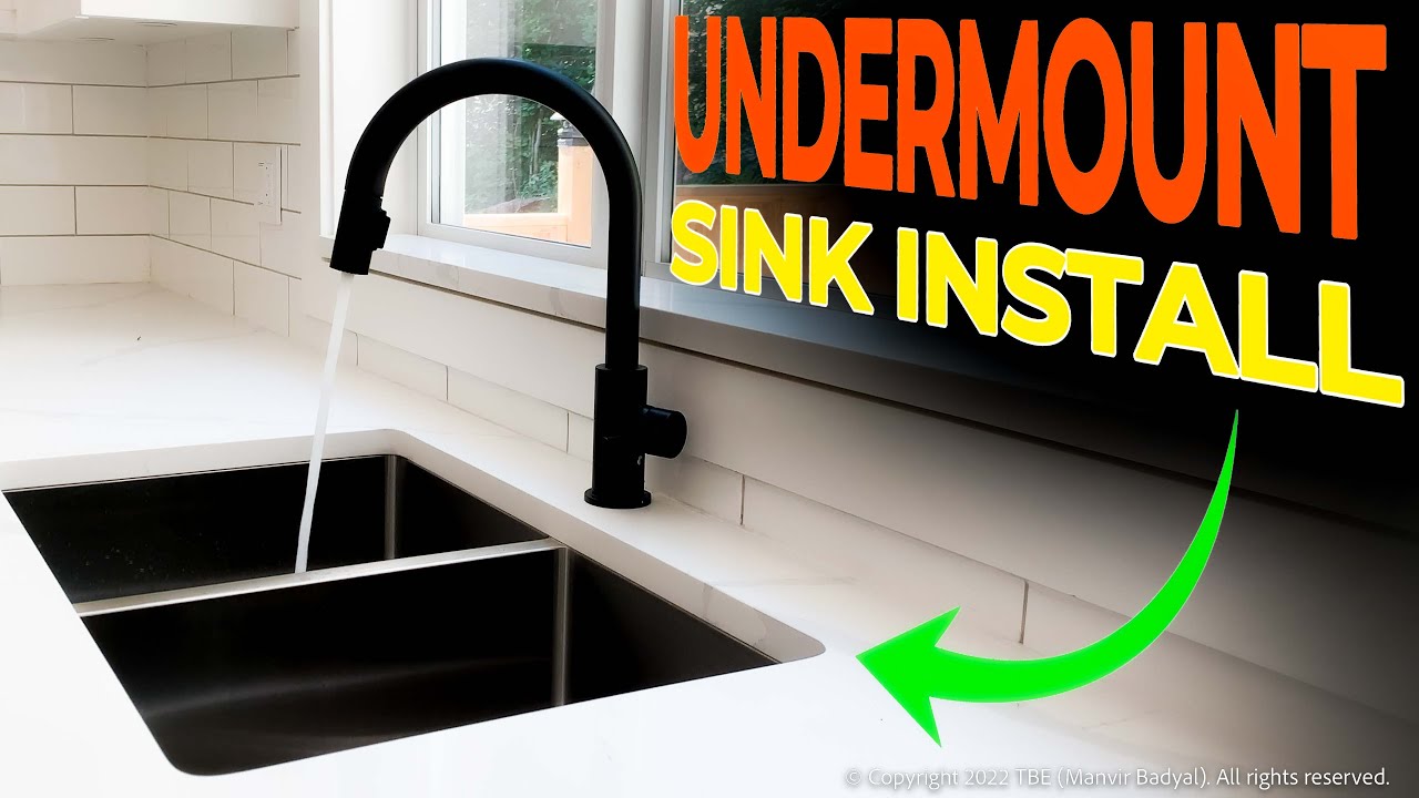 How to Install an Undermount Sink to Granite