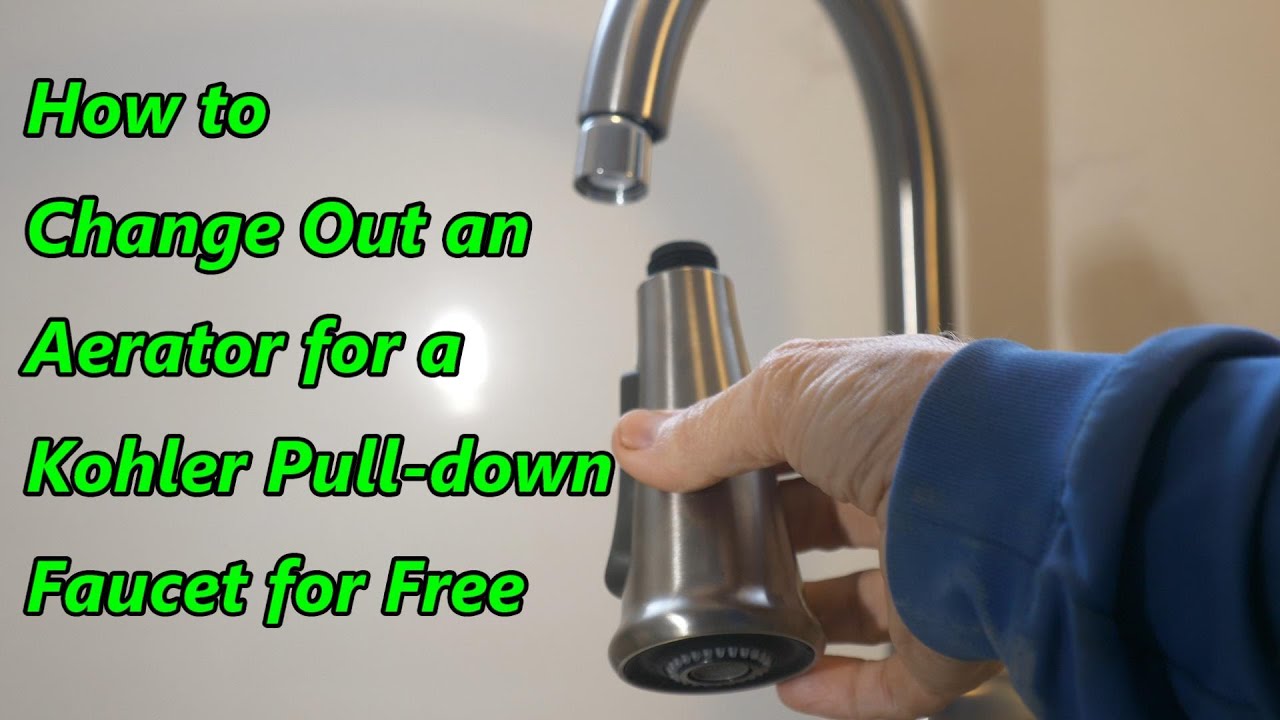 How to Remove Aerator from Pull down Faucet