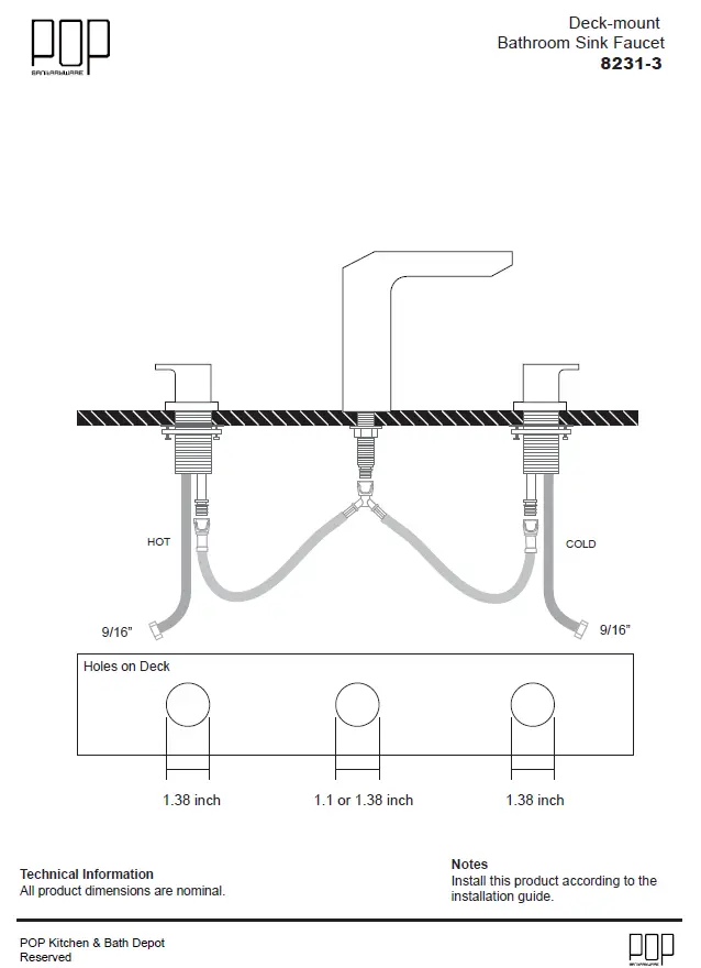 How to Replace Bathroom Faucet 3 Hole