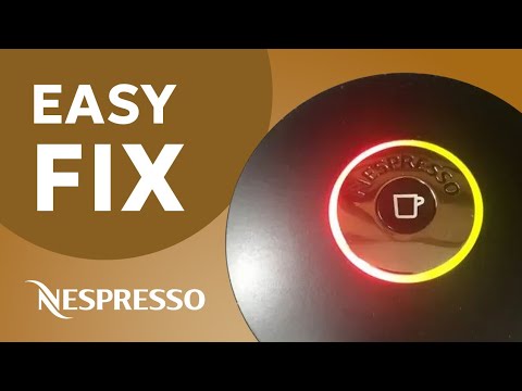 Nespresso Red And Yellow Light After Descaling