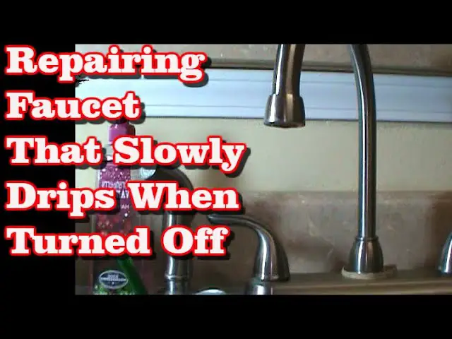 Faucet Dripping After Water Turned off