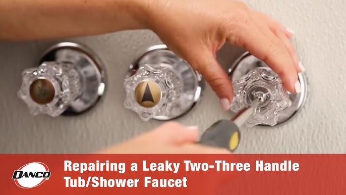 How to Fix a Leaky Shower Faucet With Three Handles