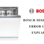 Bosch Dishwasher Error Codes
