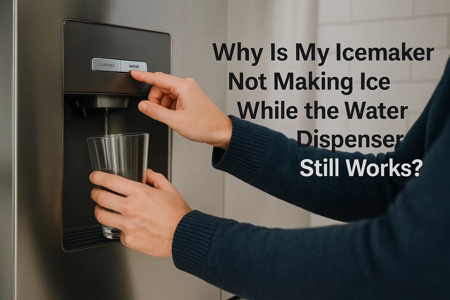 Fridge Making Ice But Not Dispensing Water