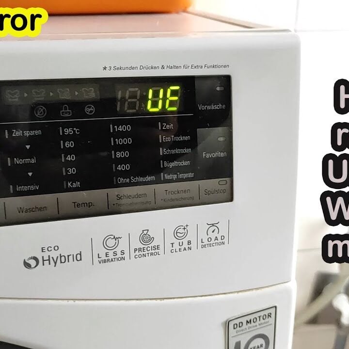 Kenmore Washer Code Ue