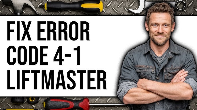 Liftmaster Error Codes 1 5