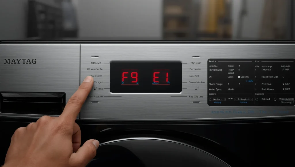 Maytag Washer Code F9 E1